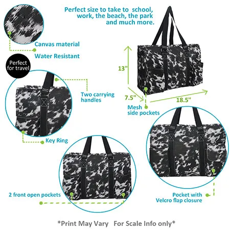 Cow Couture NGIL Zippered Caddy Large Organizer Tote Bag