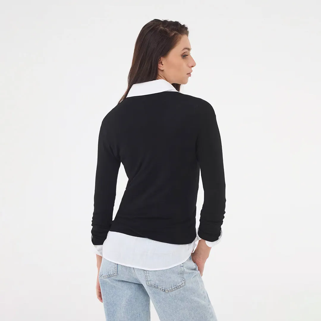 Crew Neck Long Sleeve Sweater