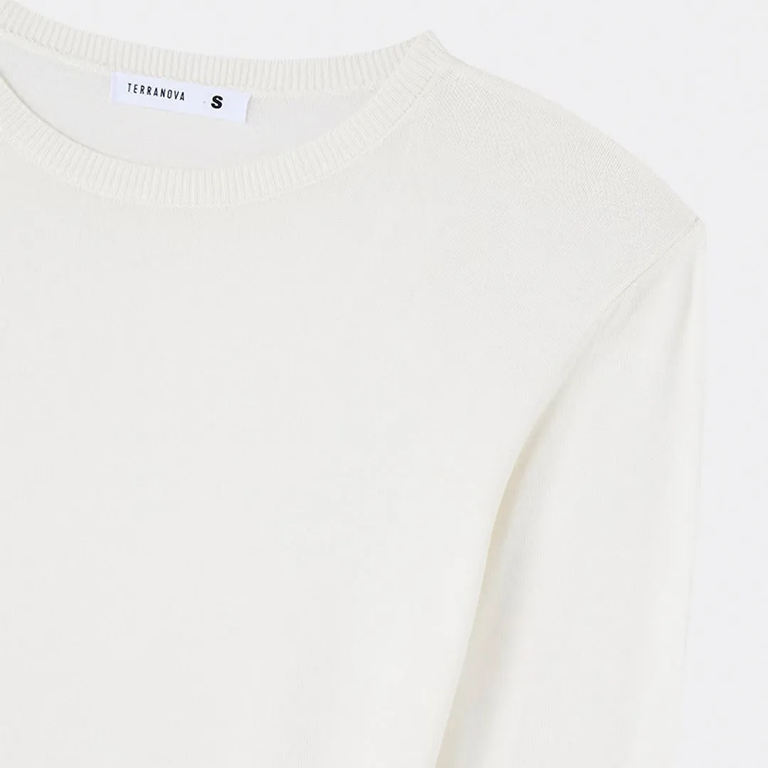 Crew Neck Long Sleeve Sweater