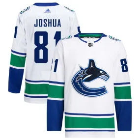 Dakota Joshua Vancouver Canucks adidas Away Primegreen Authentic Pro Jersey - White