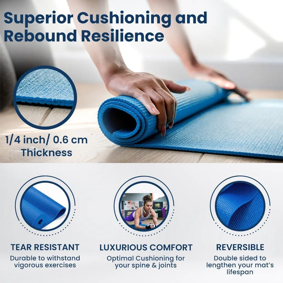 Dr Trust USA Fitness Yoga Exercise Mat PVC 308