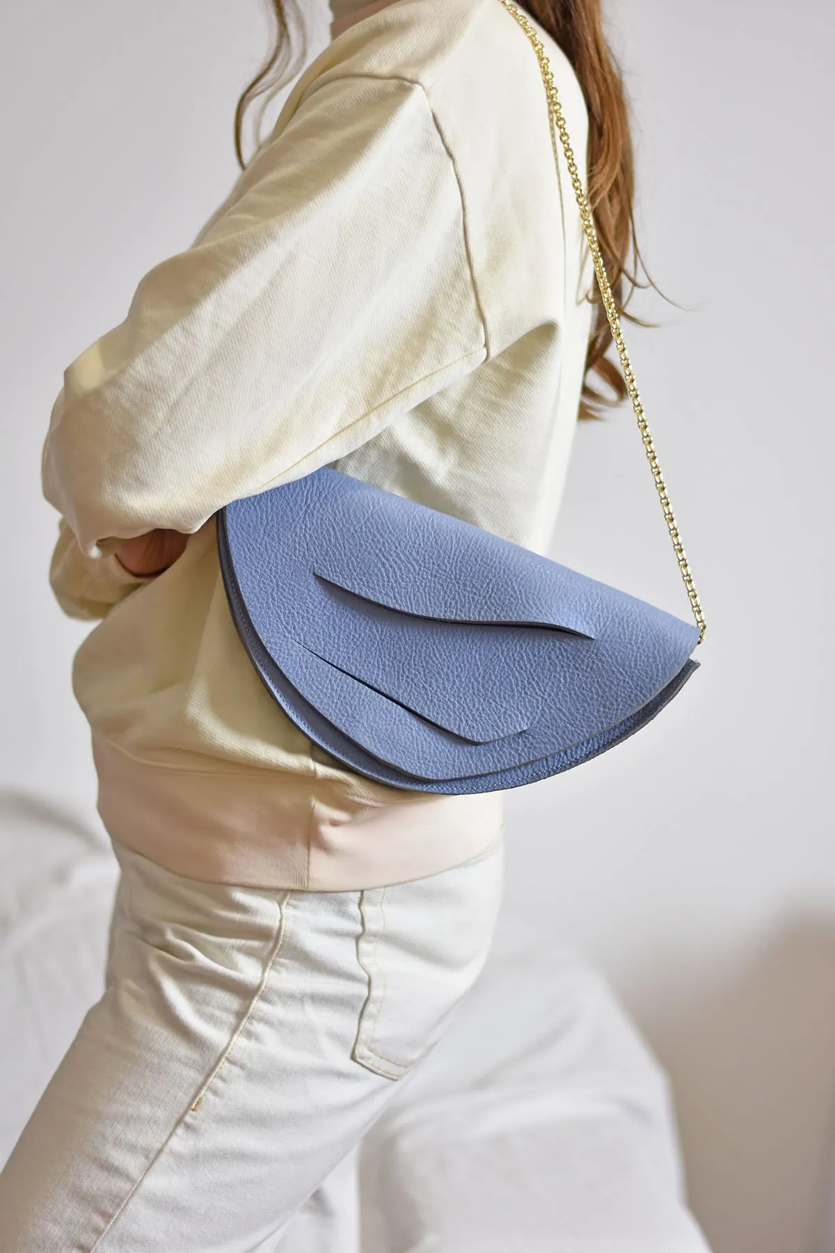 Dune Chain Bag - Cornflower Blue - Mini / Standard