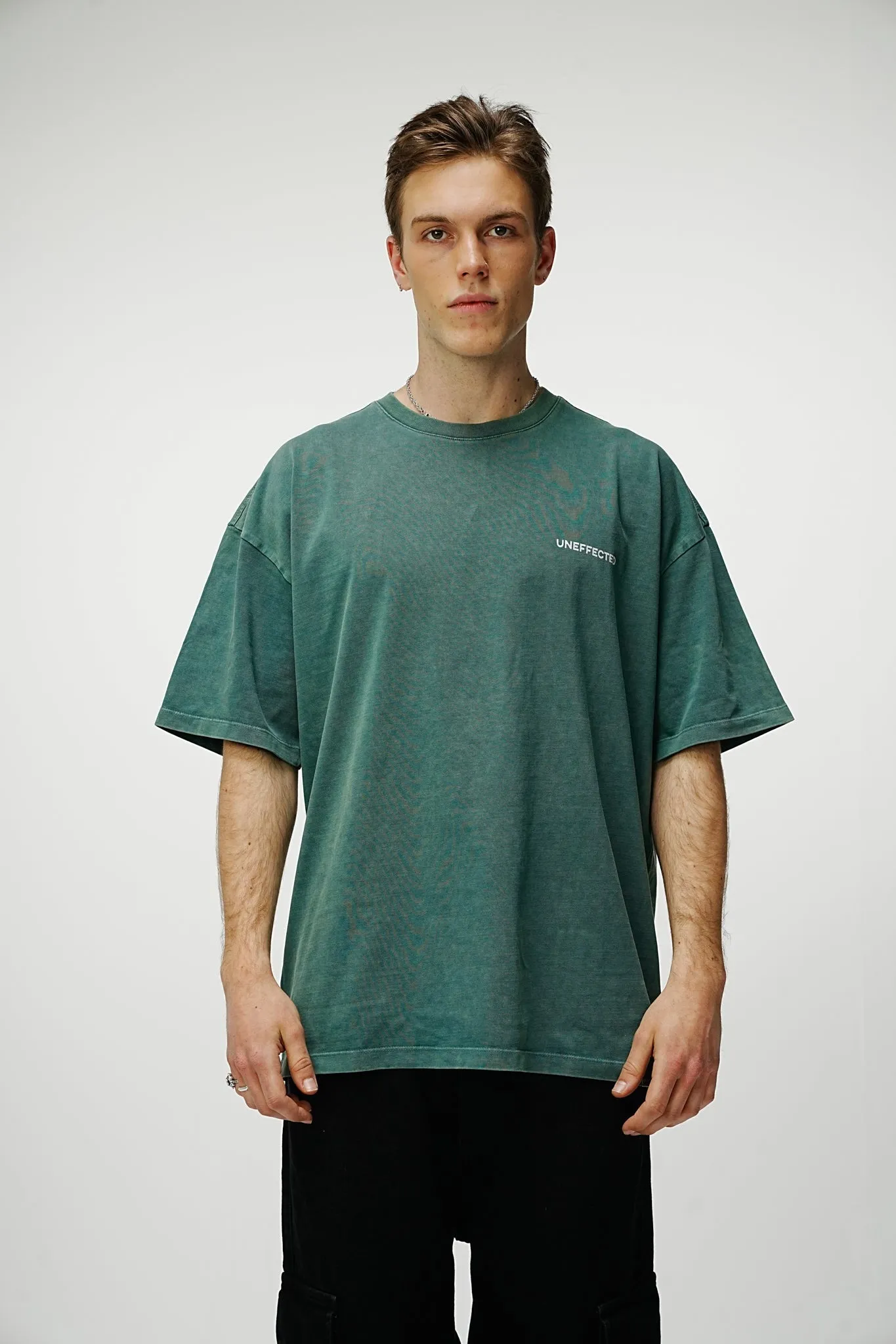 Elite Community Signature Oversized Tee - Washed Green