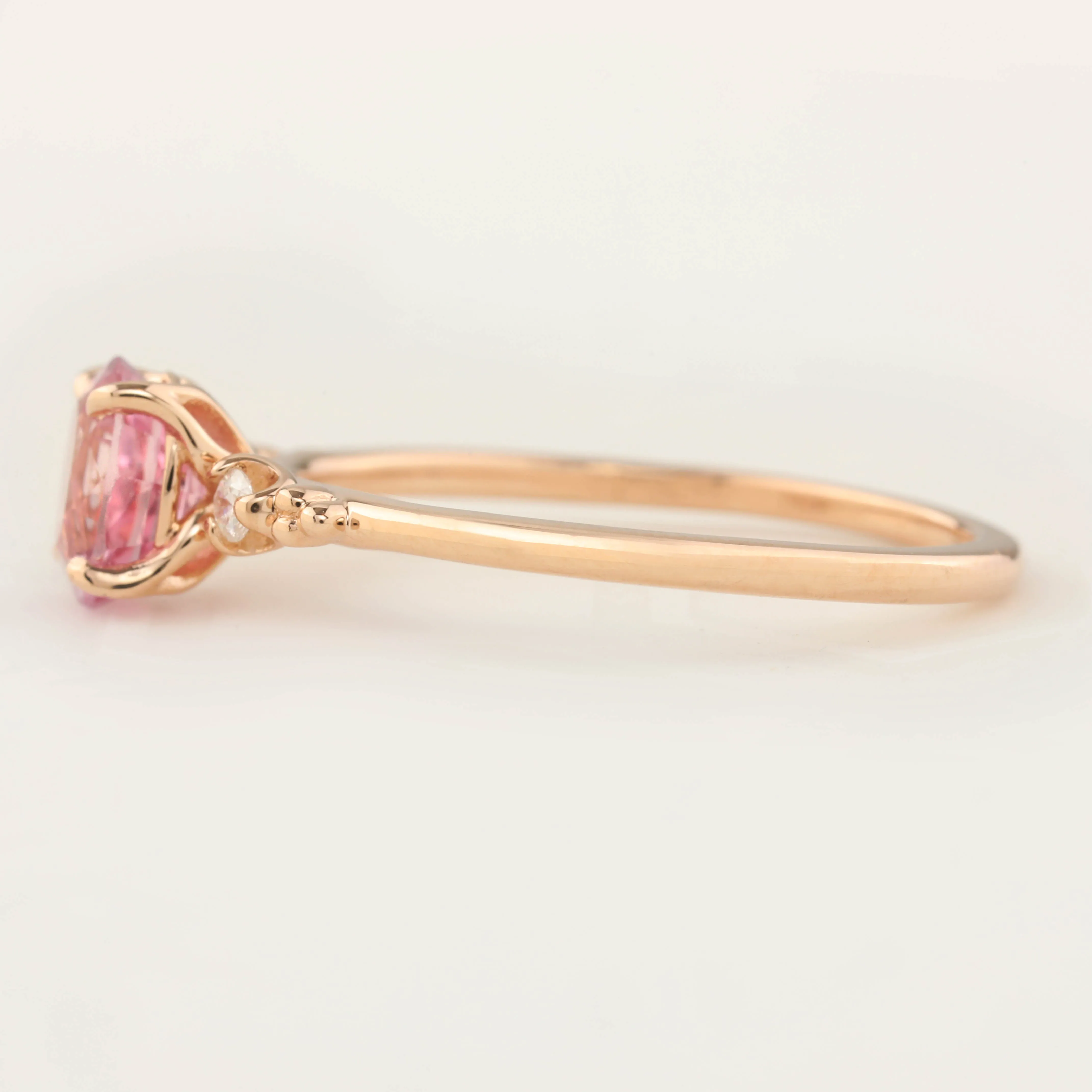 Estel Ring - 1.12ct Pink Sapphire, 14k Rose Gold (One of a kind)