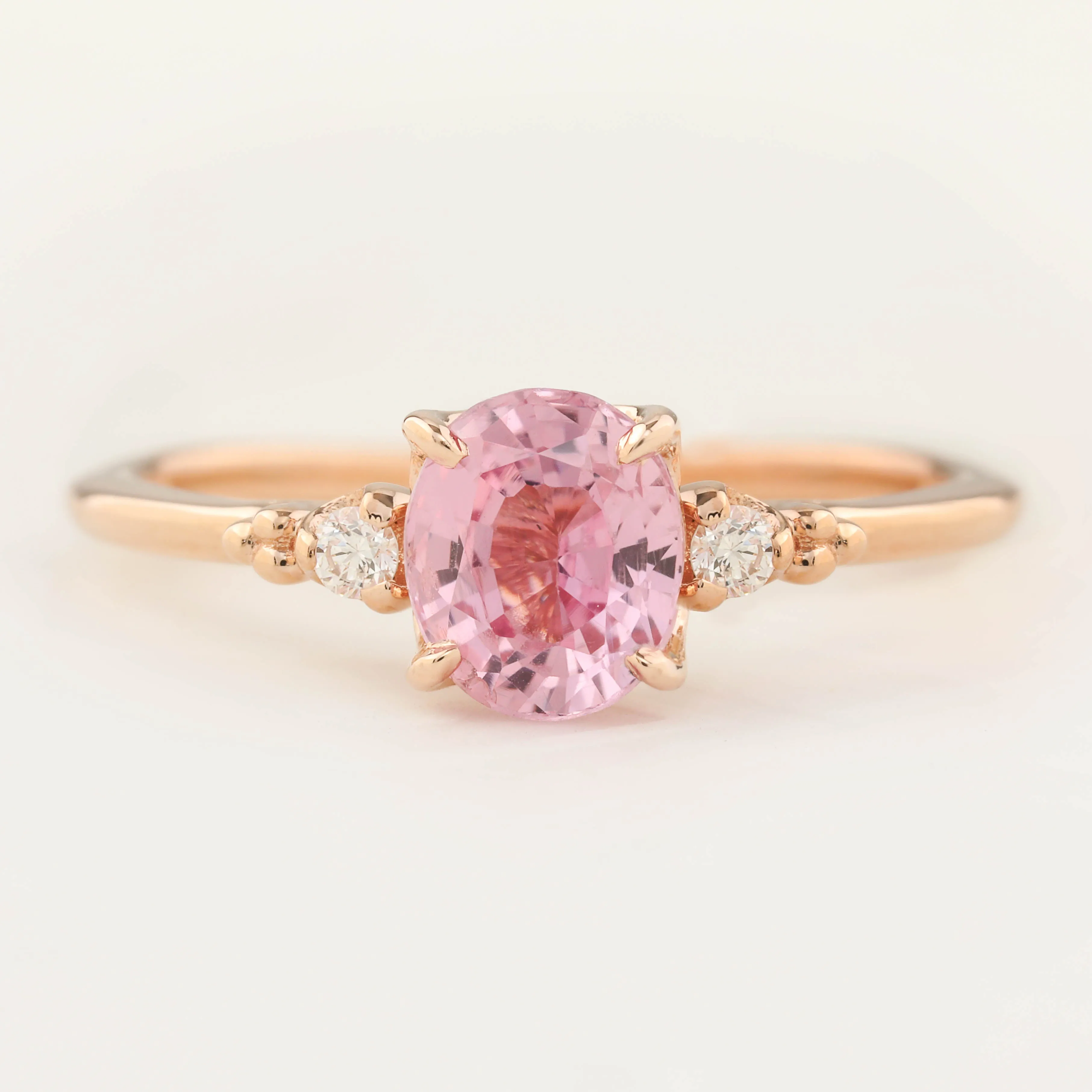 Estel Ring - 1.12ct Pink Sapphire, 14k Rose Gold (One of a kind)