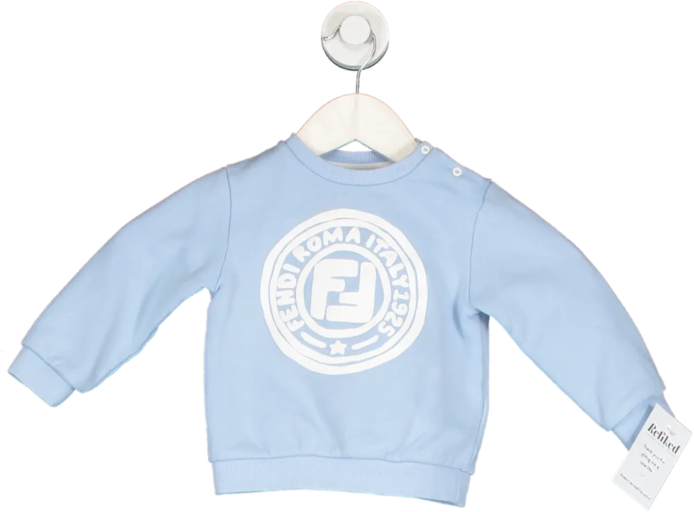 Fendi Blue Roma Italia Jumper 12-18 Months