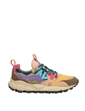 Flower Mountain Womens Yamano 3 Trainers Beige / Orca / Sage