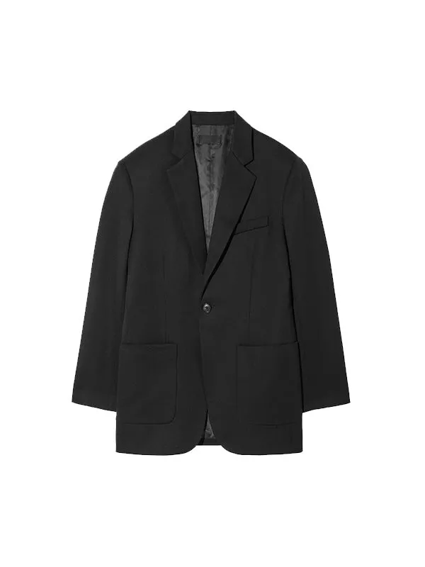 Gael Boyfriend Jacket in Black