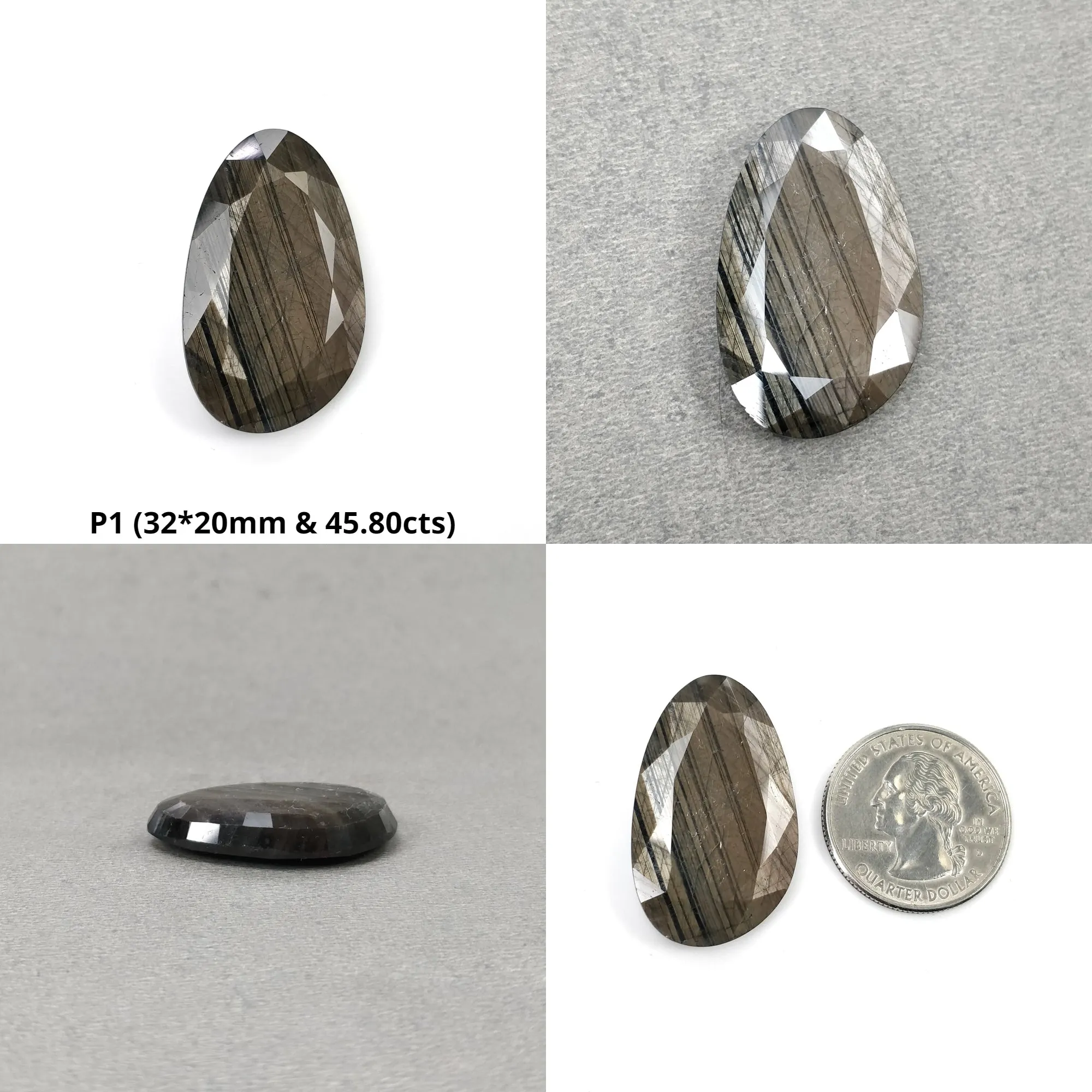 Golden Brown CHOCOLATE BLUE Sheen SAPPHIRE Gemstone Normal Cut : Natural Untreated Unheated Sapphire Uneven Shape