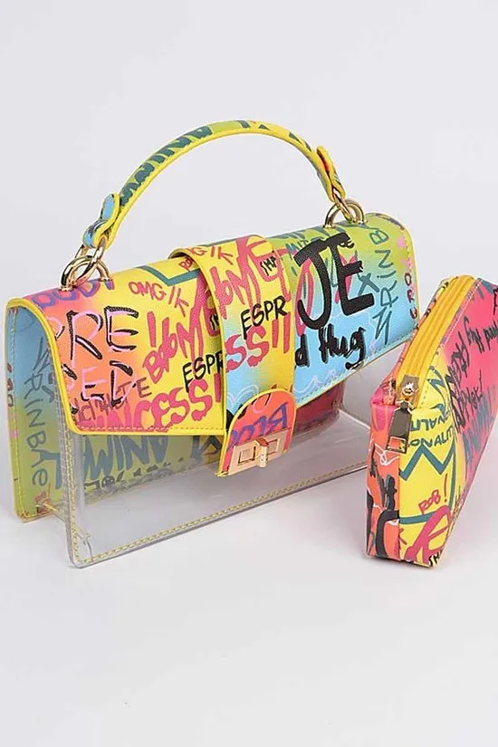 Graffiti Diva Handbag Set