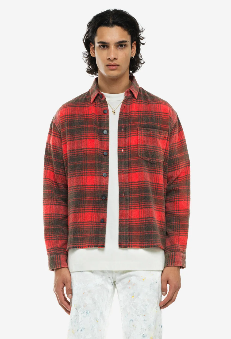 Hemi Oversized Shirt / Paloma Check