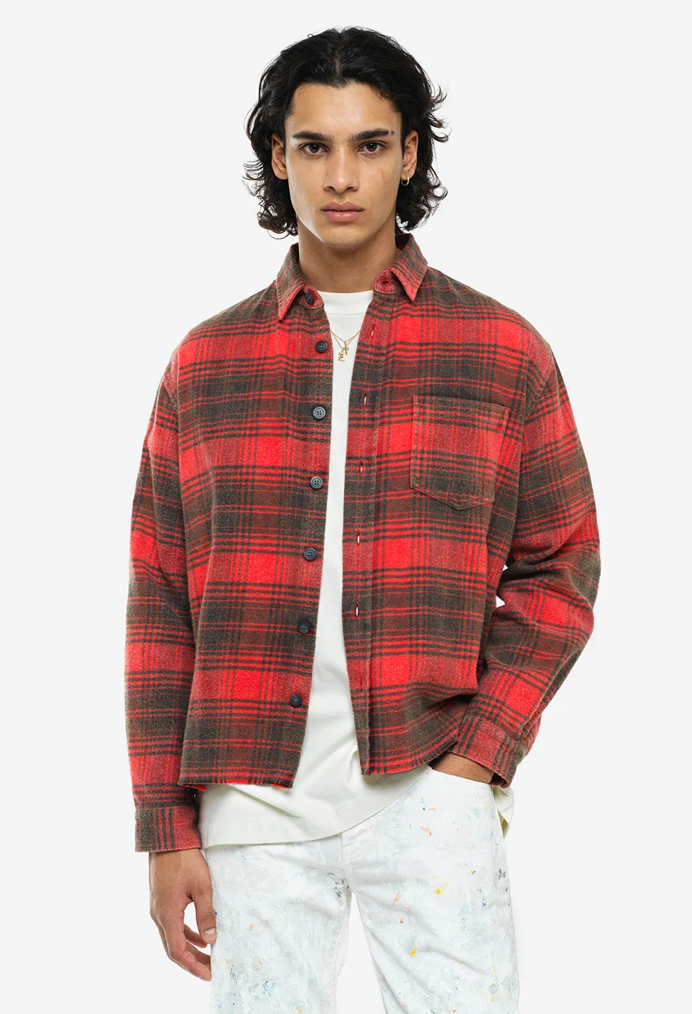 Hemi Oversized Shirt / Paloma Check