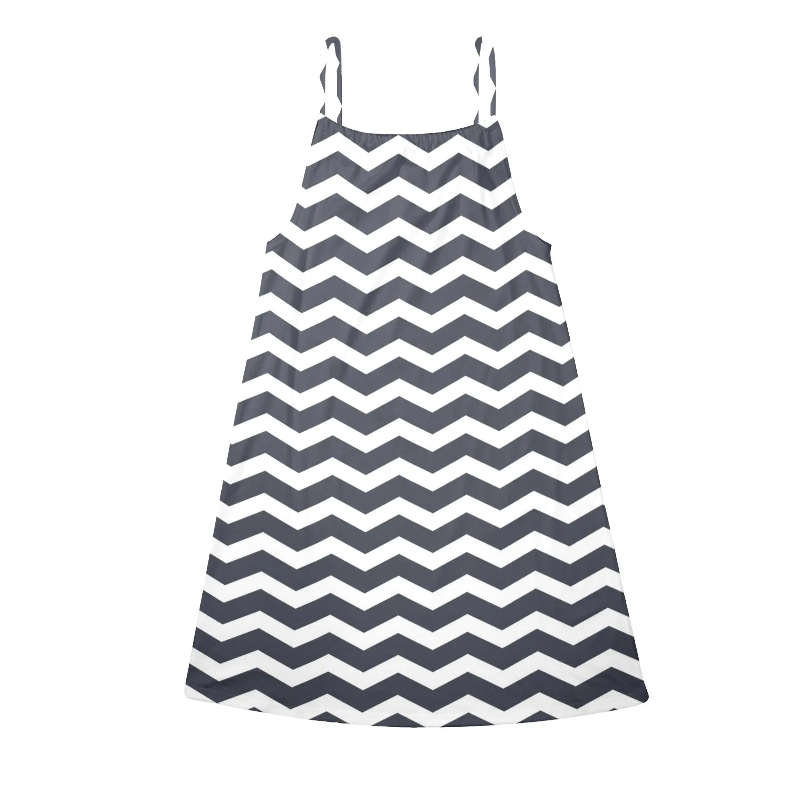 HERR BONE DRESS Drawstring Neck Sleeveless Dress (Model D68)