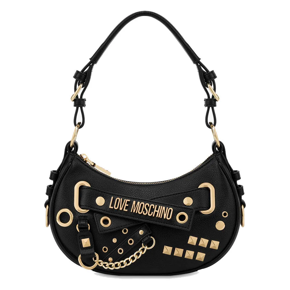 Hobo Bag Small LOVE MOSCHINO linea Starry Night colore Nero