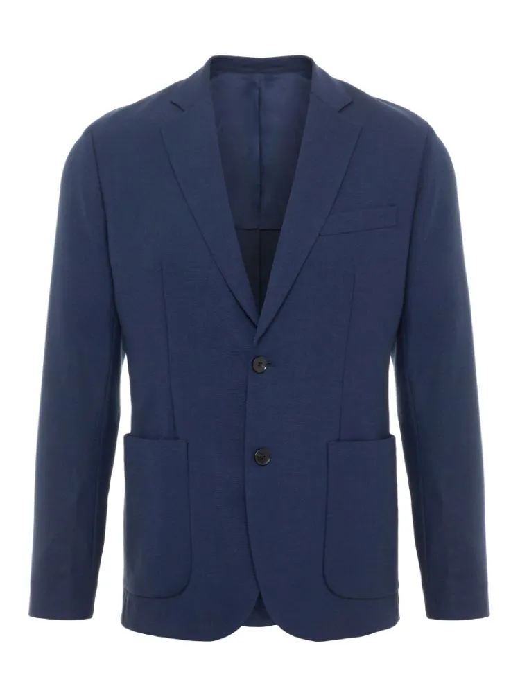 J.Lindeberg Mens Hopper PP UNC-Tech Travel Blazer - JL NAVY