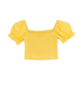 Katie J NYC Girls Marlee Top Yellow