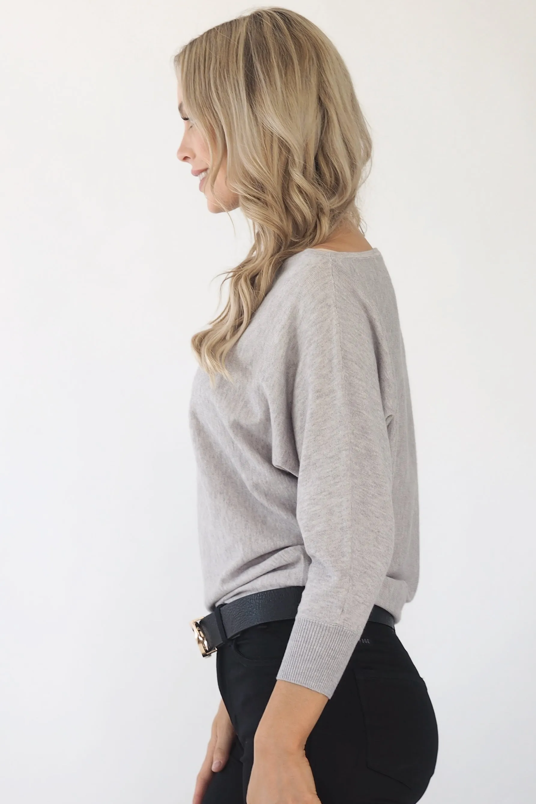 Kenzie Grey Knit - Grey