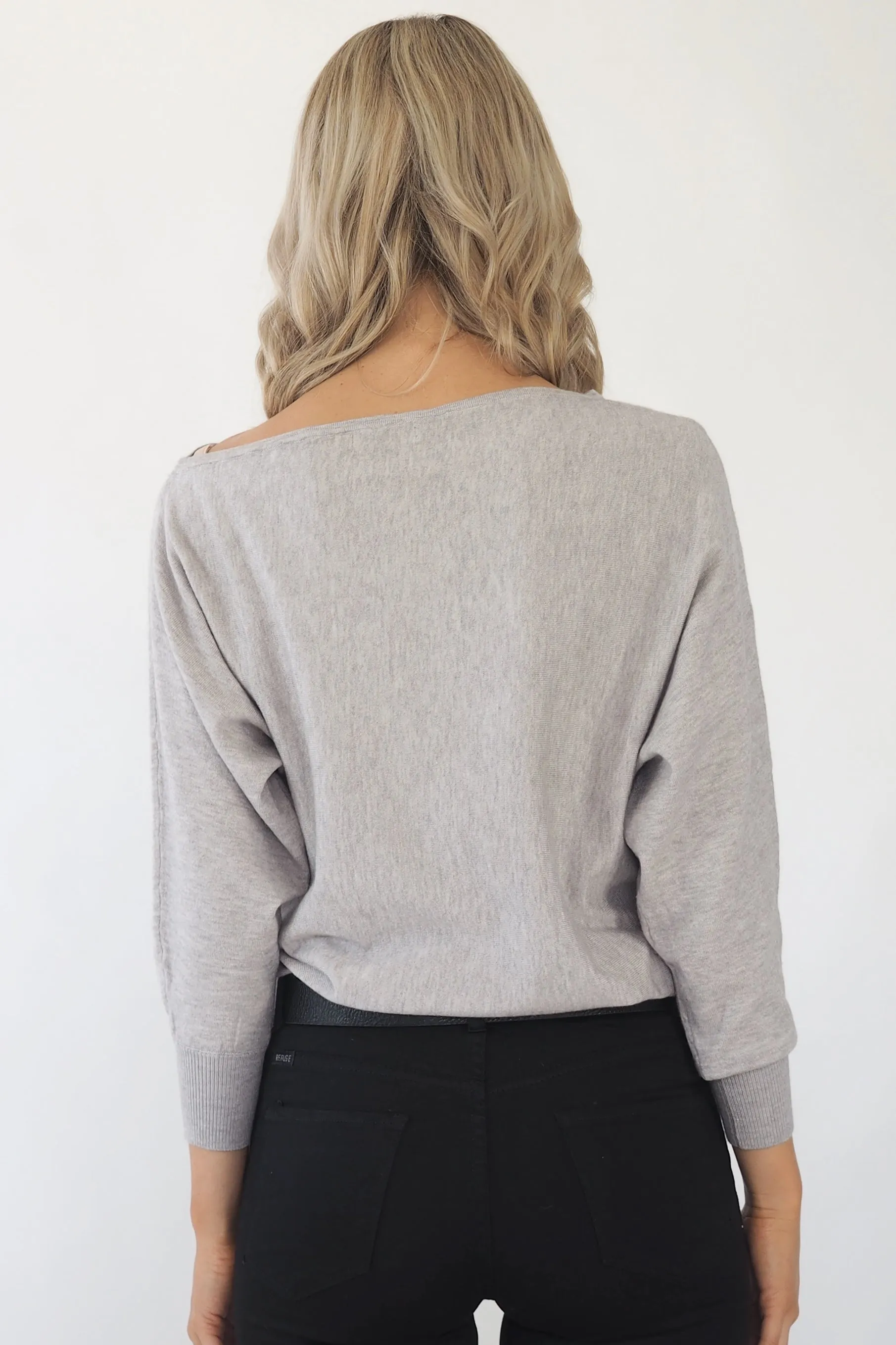 Kenzie Grey Knit - Grey