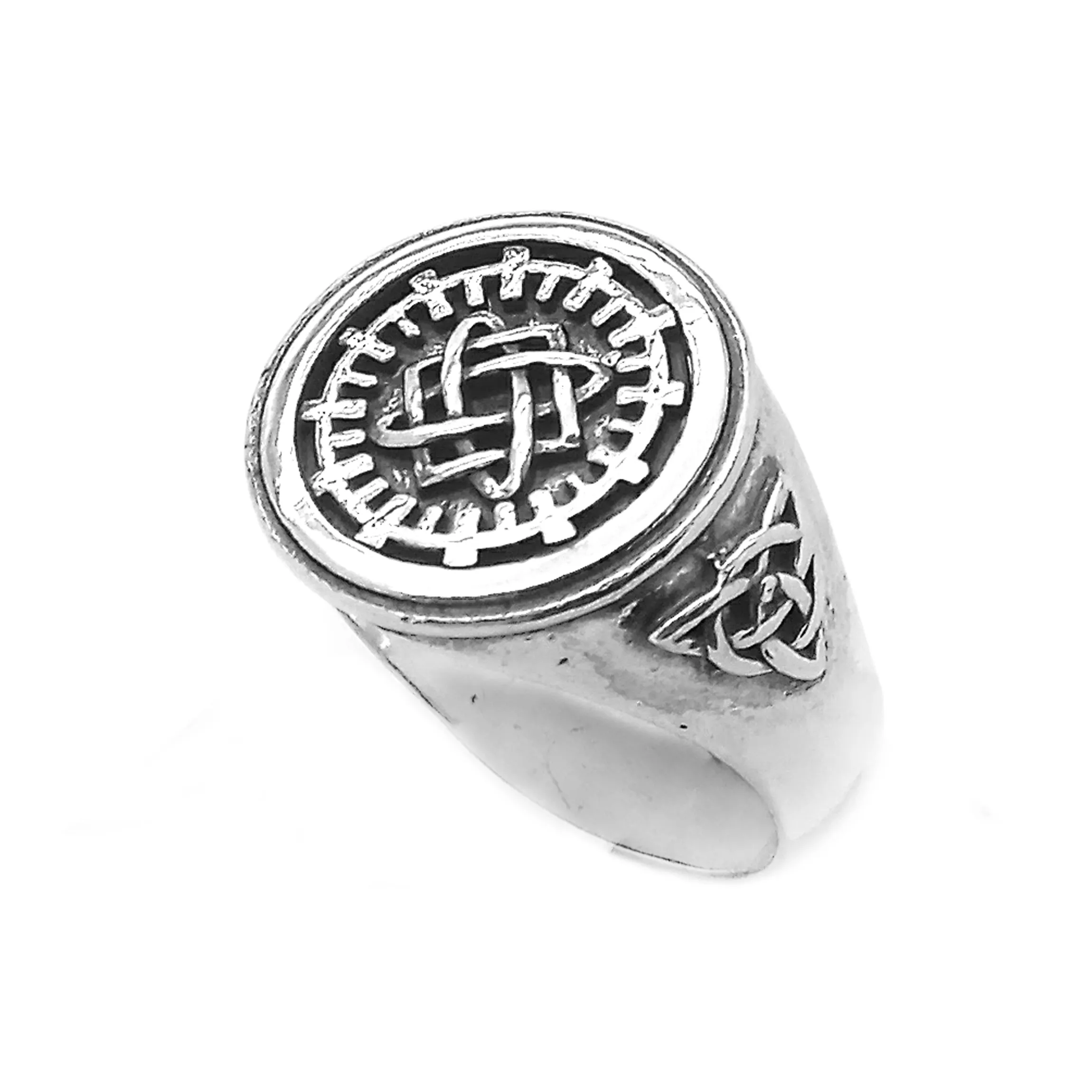 Lada Star Symbol Women Signet Ring Silver