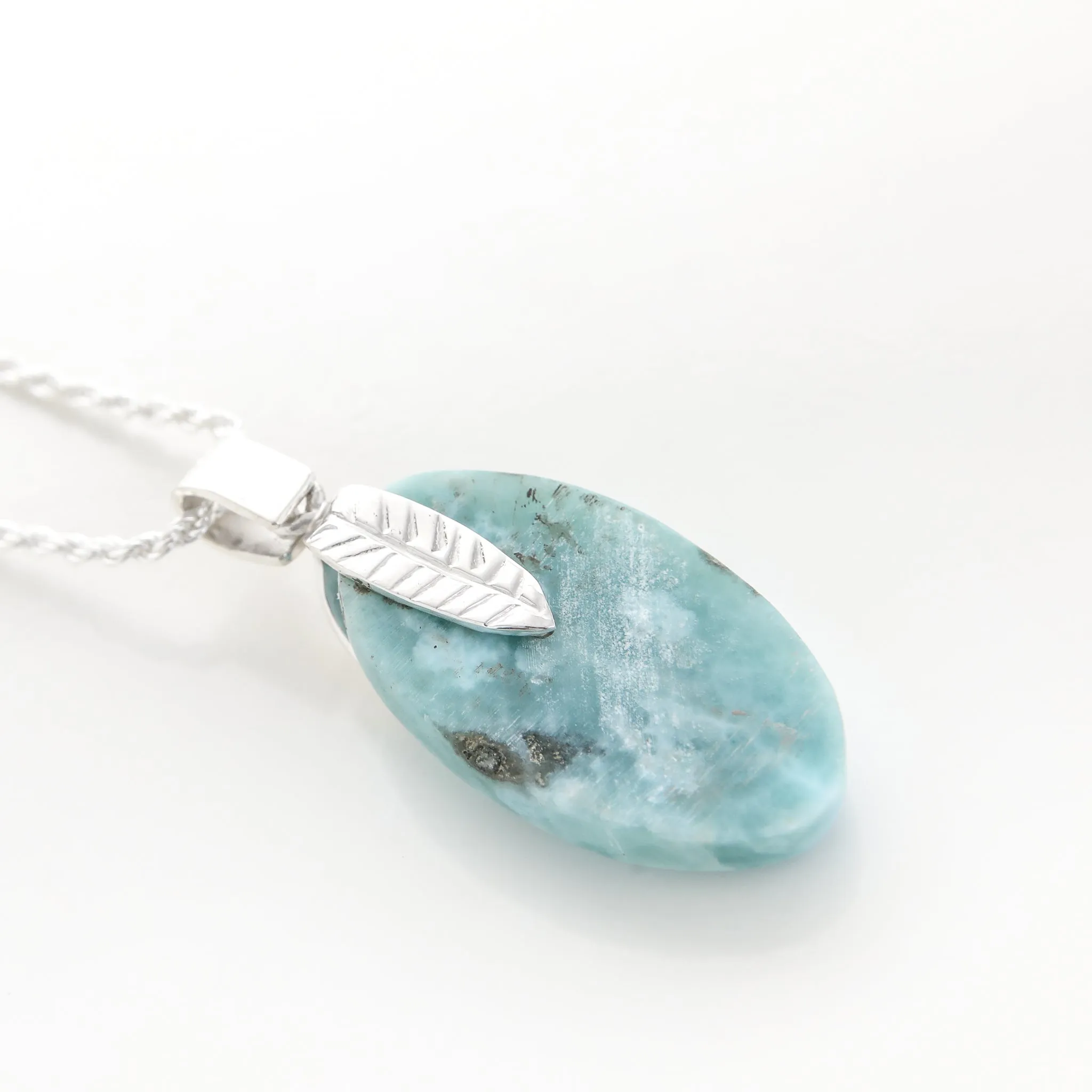 Larimar Pendant Sage