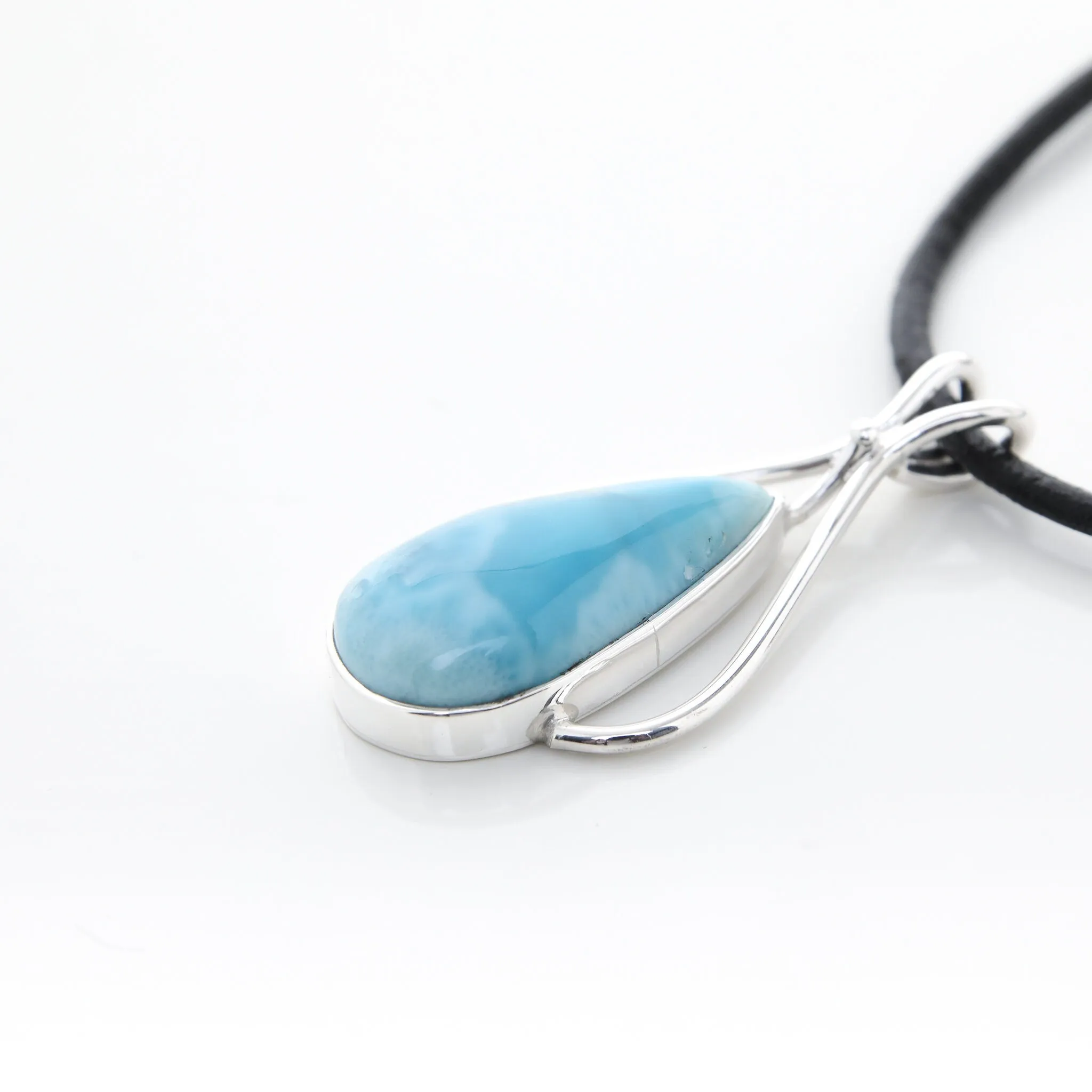 Larimar Teardrop Pendant Marceline