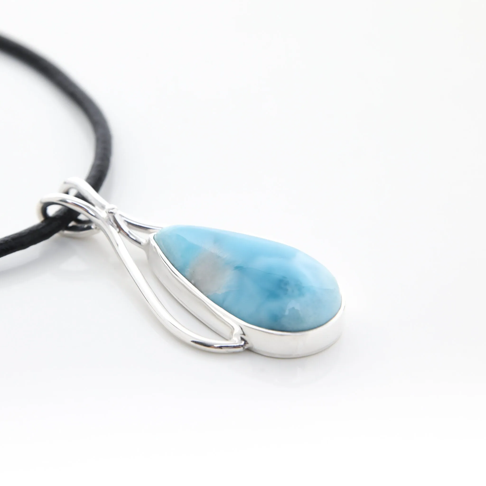 Larimar Teardrop Pendant Marceline