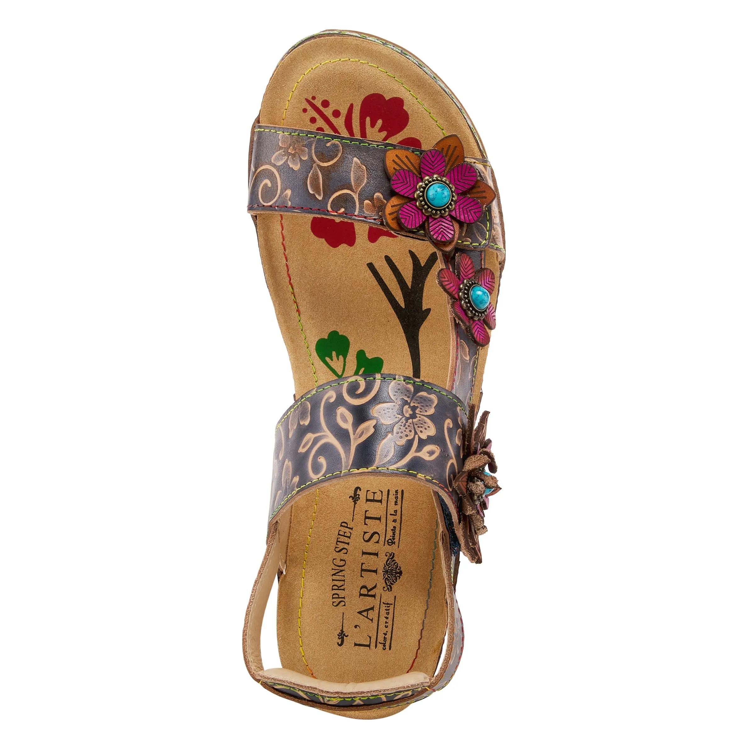 L'ARTISTE PICKFORD BACK STRAP SANDALS