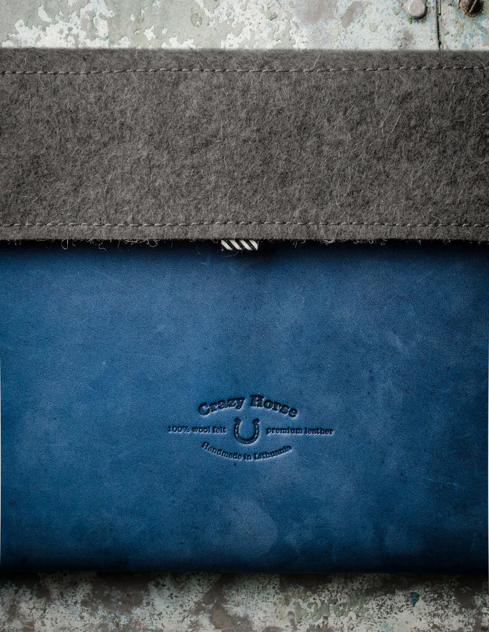 Leather MacBook Case | OceanBlue