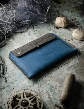 Leather MacBook Case | OceanBlue