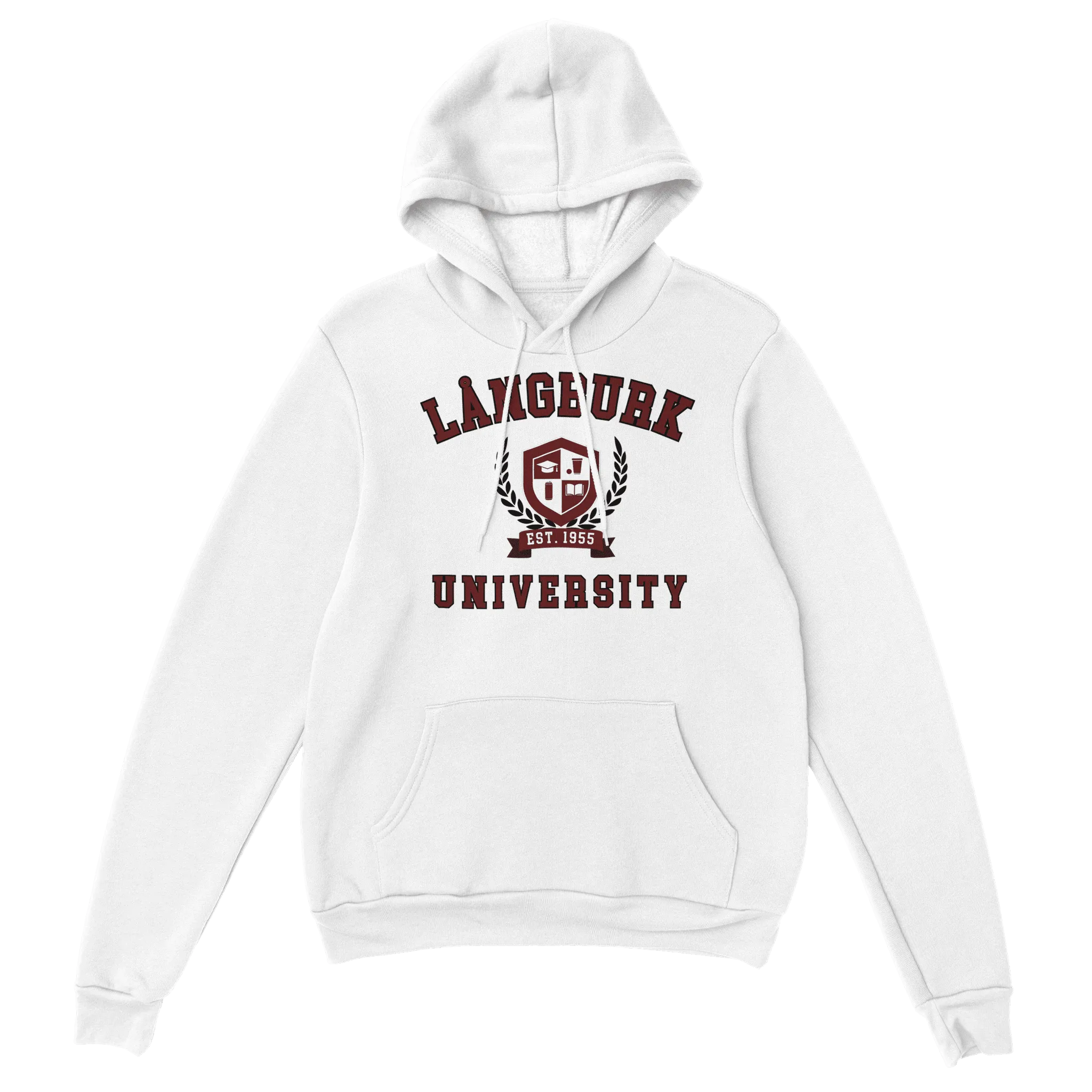 Långburk University Logo - Hoodie