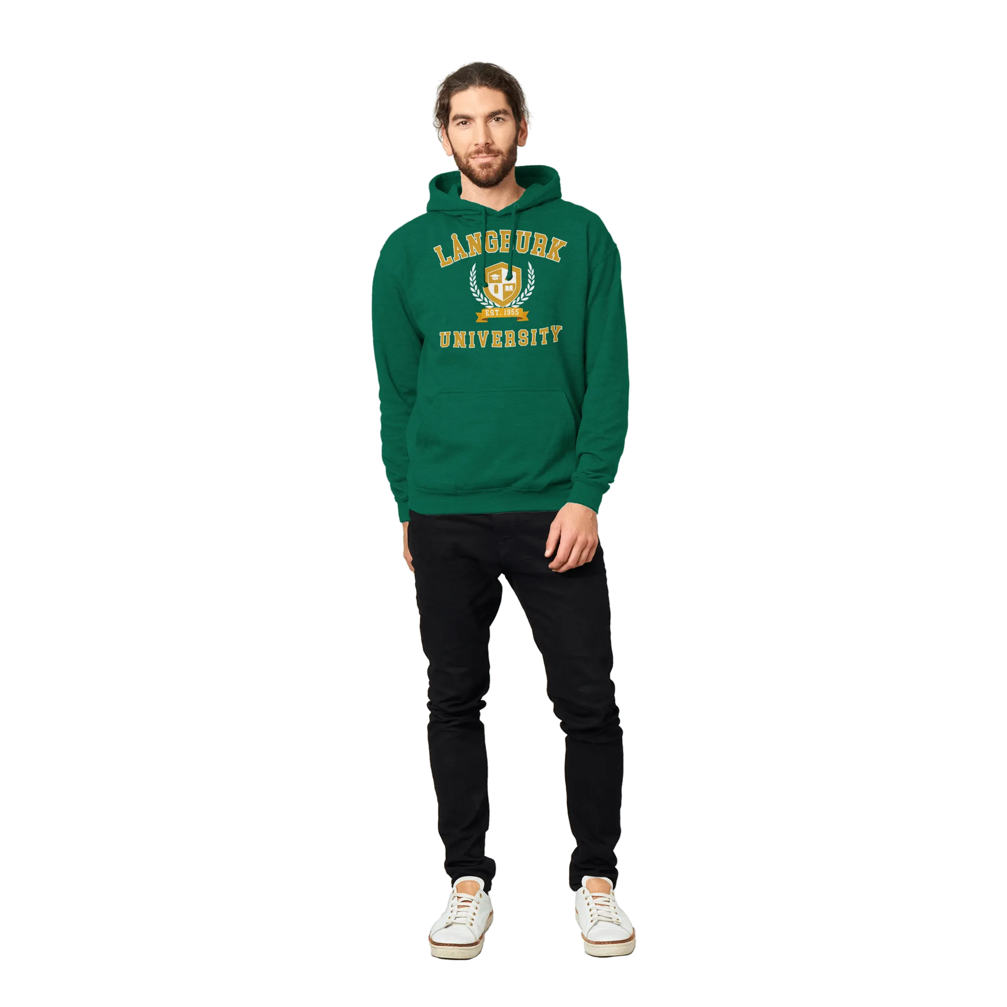 Långburk University Logo - Hoodie