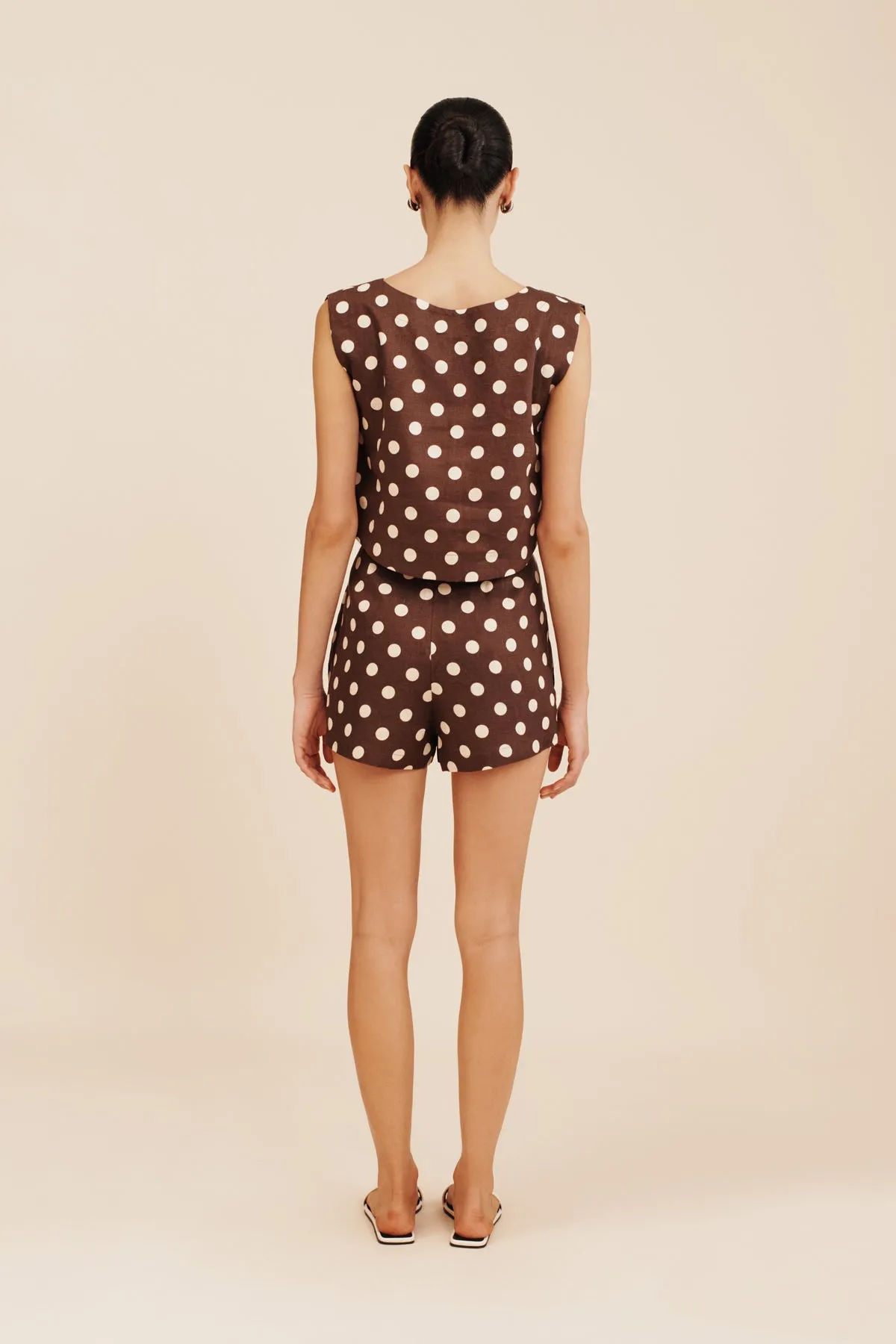 MARTINA CROP TOP - POLKA DOT