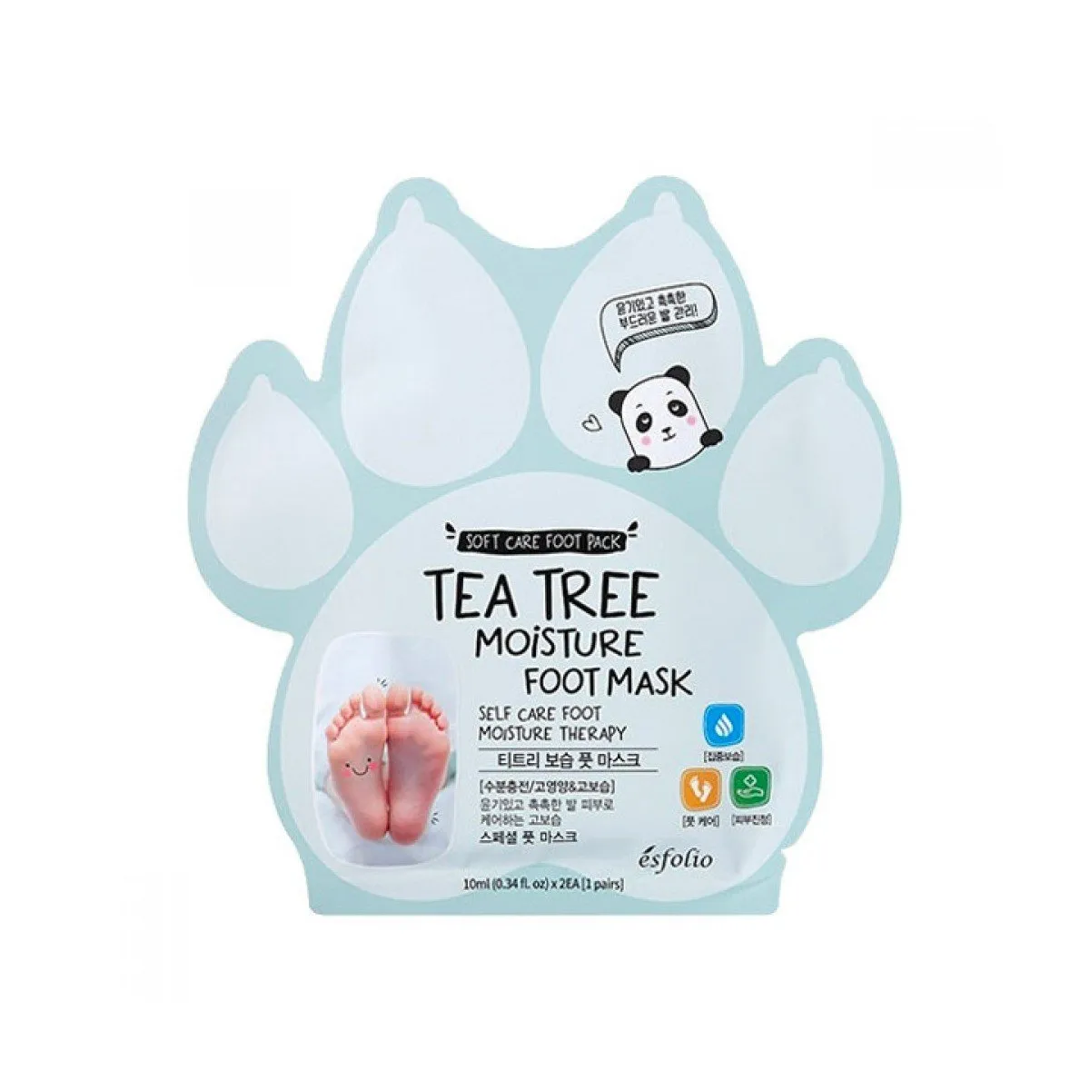 Mascarilla para pies TEA TREE MOISTURE FOOT MASK