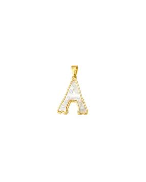 Mini Letter Charm - A