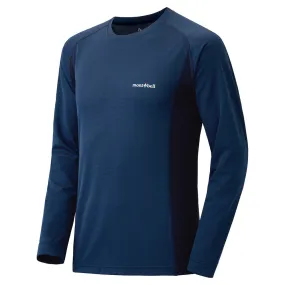 Montbell Men's Cool Long Sleeve T - Outdoor Hiking Trekking Firstlayer