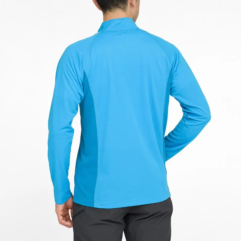 Montbell Men's Cool Long Sleeve Zip Shirt - Outdoor Hiking Trekking Firstlayer