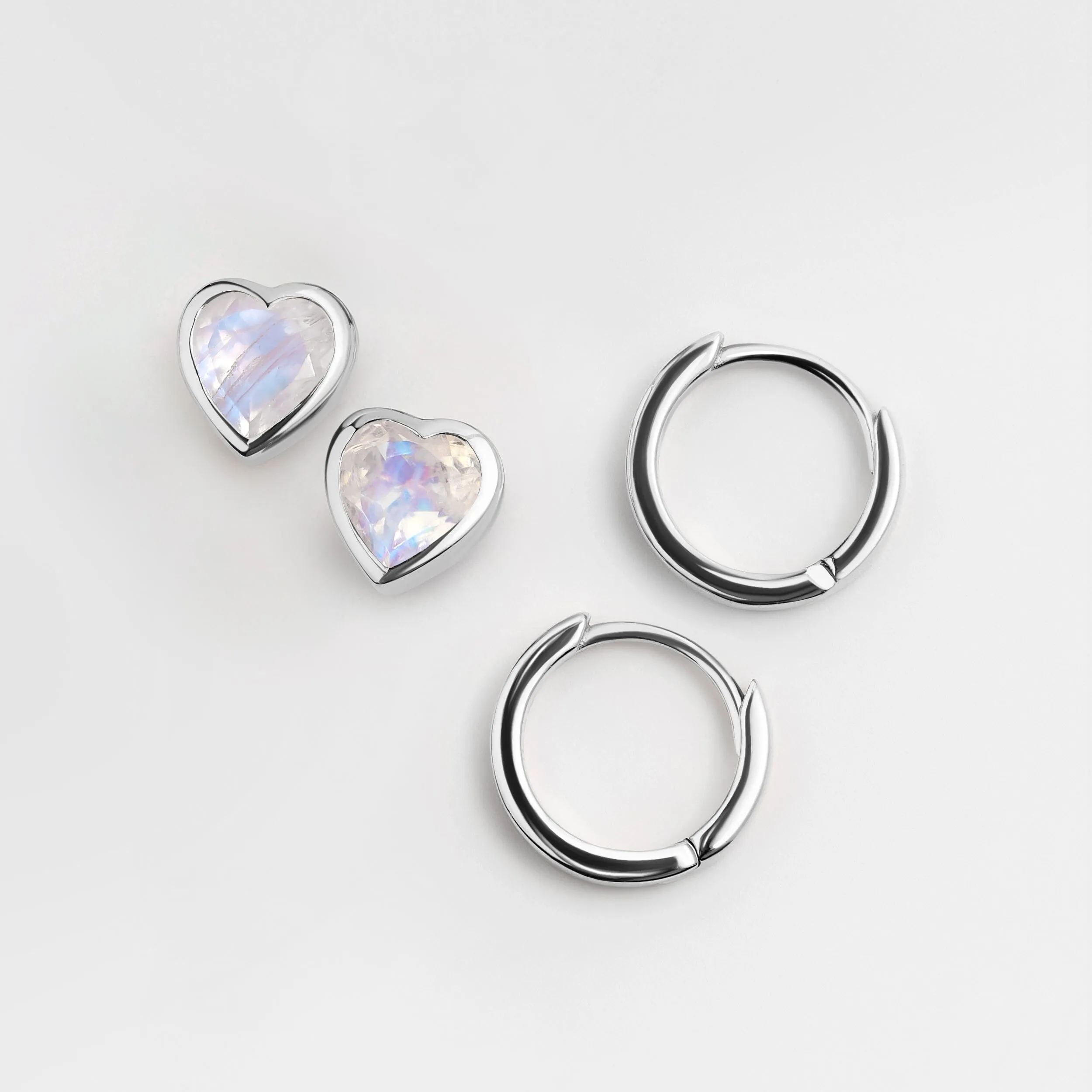 Moonstone Hoop Earring Set - Mad For You