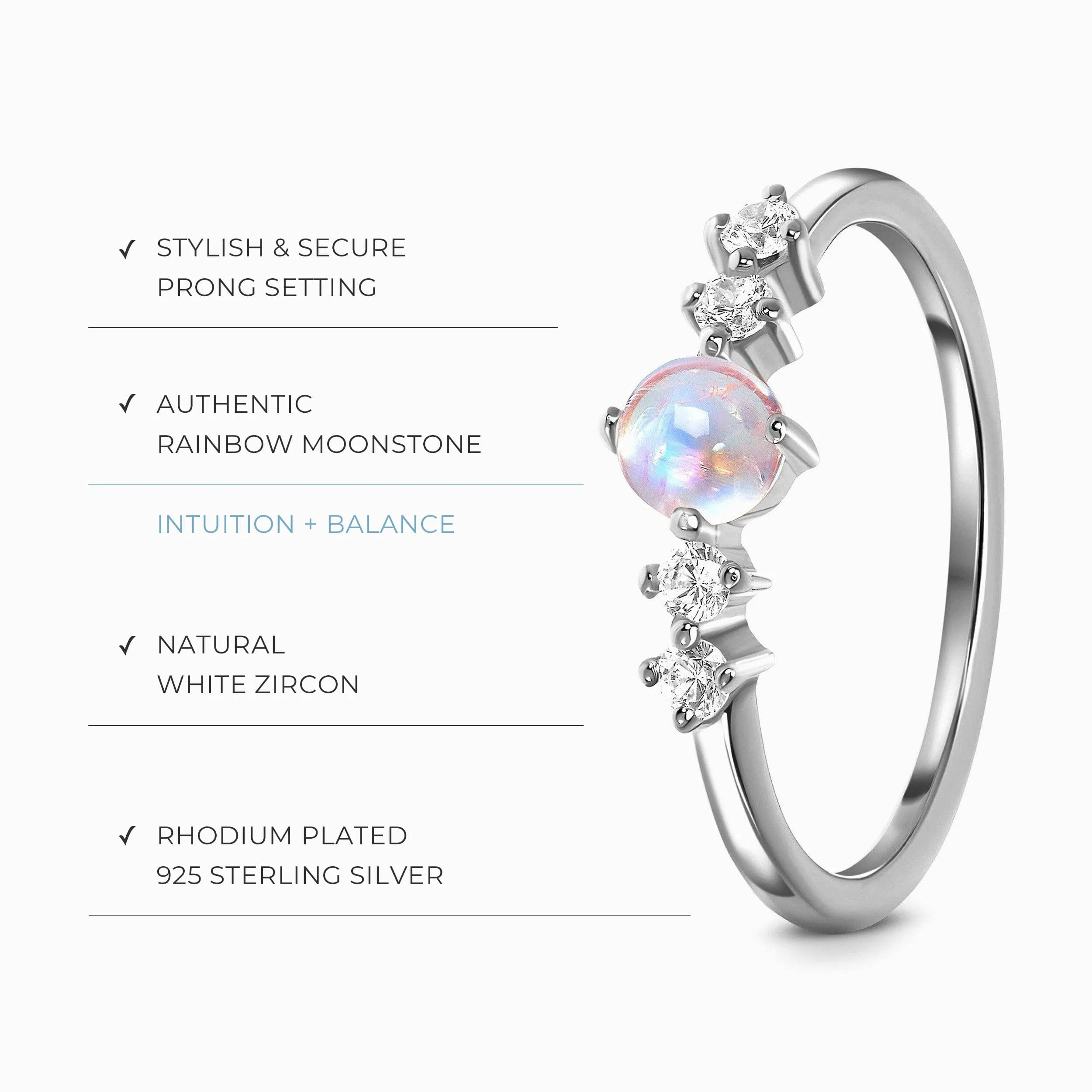 Moonstone Ring - Loveliness