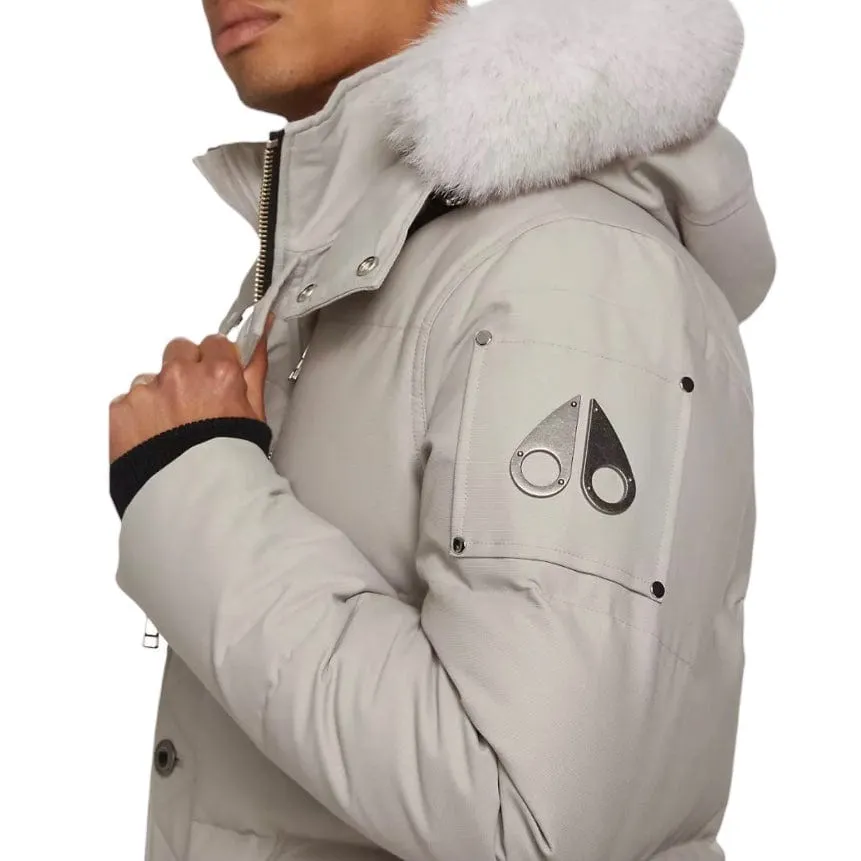 Moose Knuckles Original 3Q Neoshear Jacket (Storm Grey/Natural Shearling)