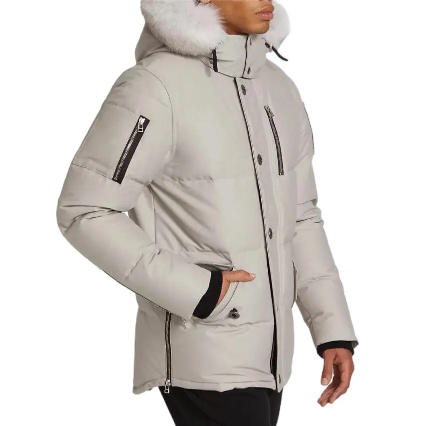 Moose Knuckles Original 3Q Neoshear Jacket (Storm Grey/Natural Shearling)