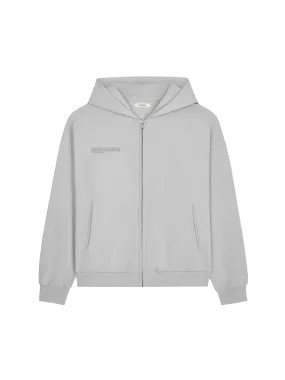 Natural Dye Oversized Hoodie—midnight fog grey