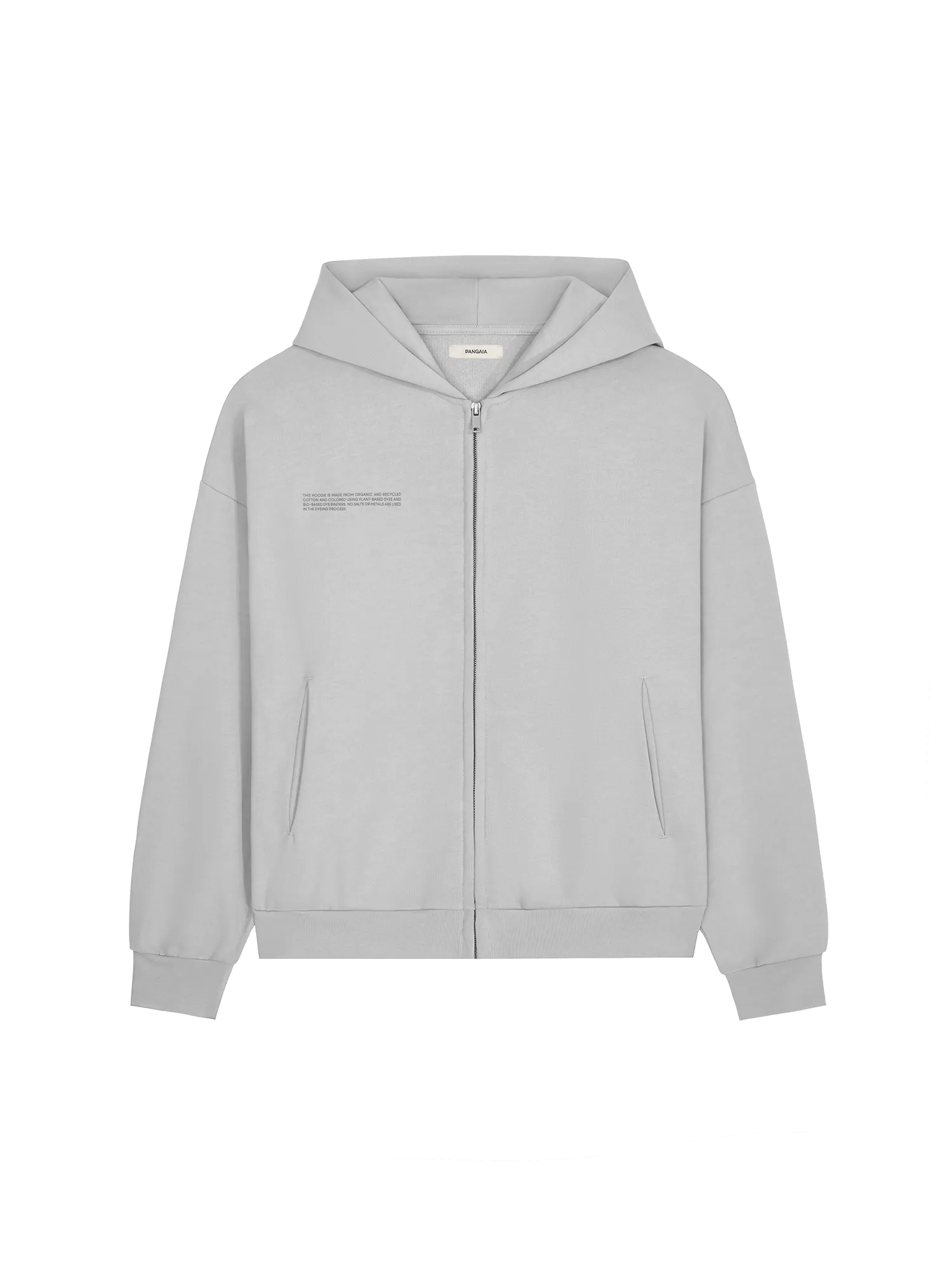 Natural Dye Oversized Hoodie—midnight fog grey