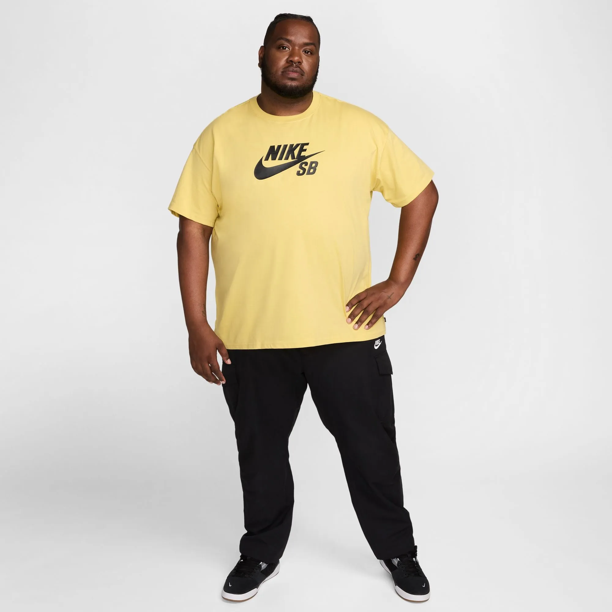 Nike SB Tee Logo HBR Saturn Gold