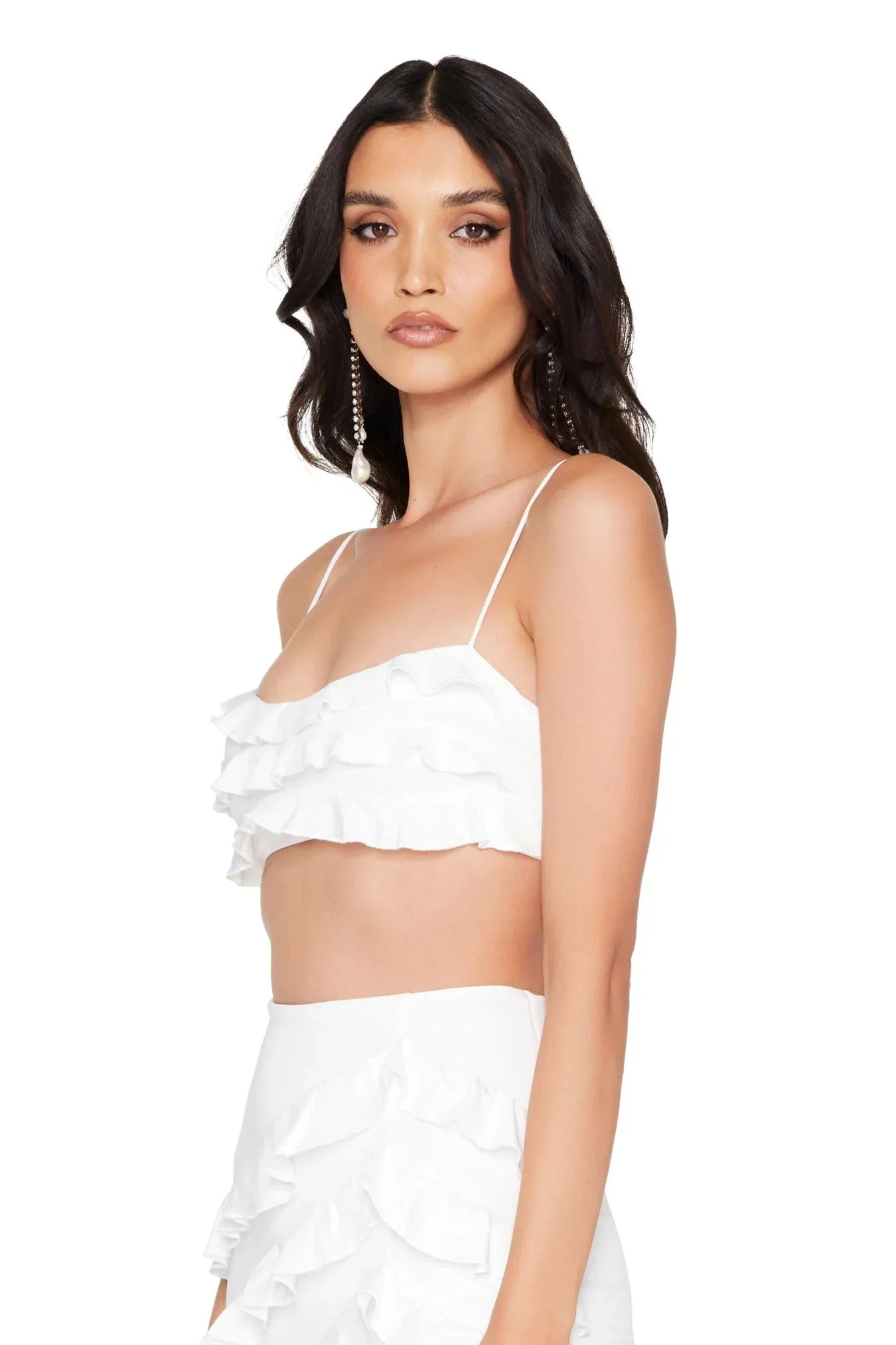 Nookie Kennedy Crop - White