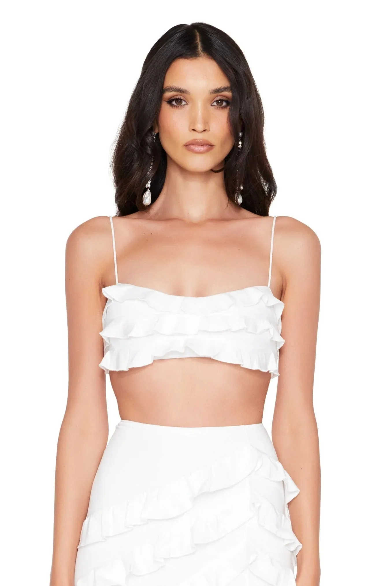 Nookie Kennedy Crop - White