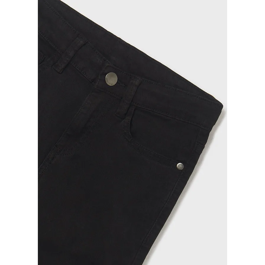 Nukutavake Boys 5 Pocket Slim Fit Basic Pant _Black 582-12