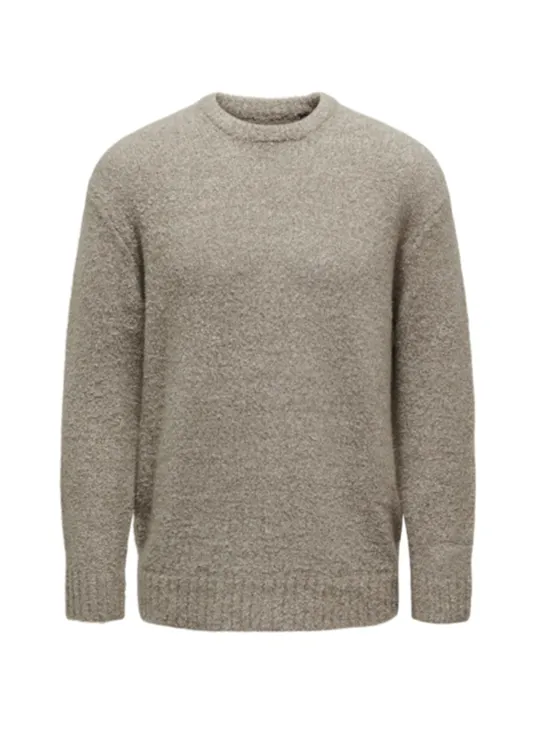 ONLY   SONS Max Unisex Crew Knit Sweater