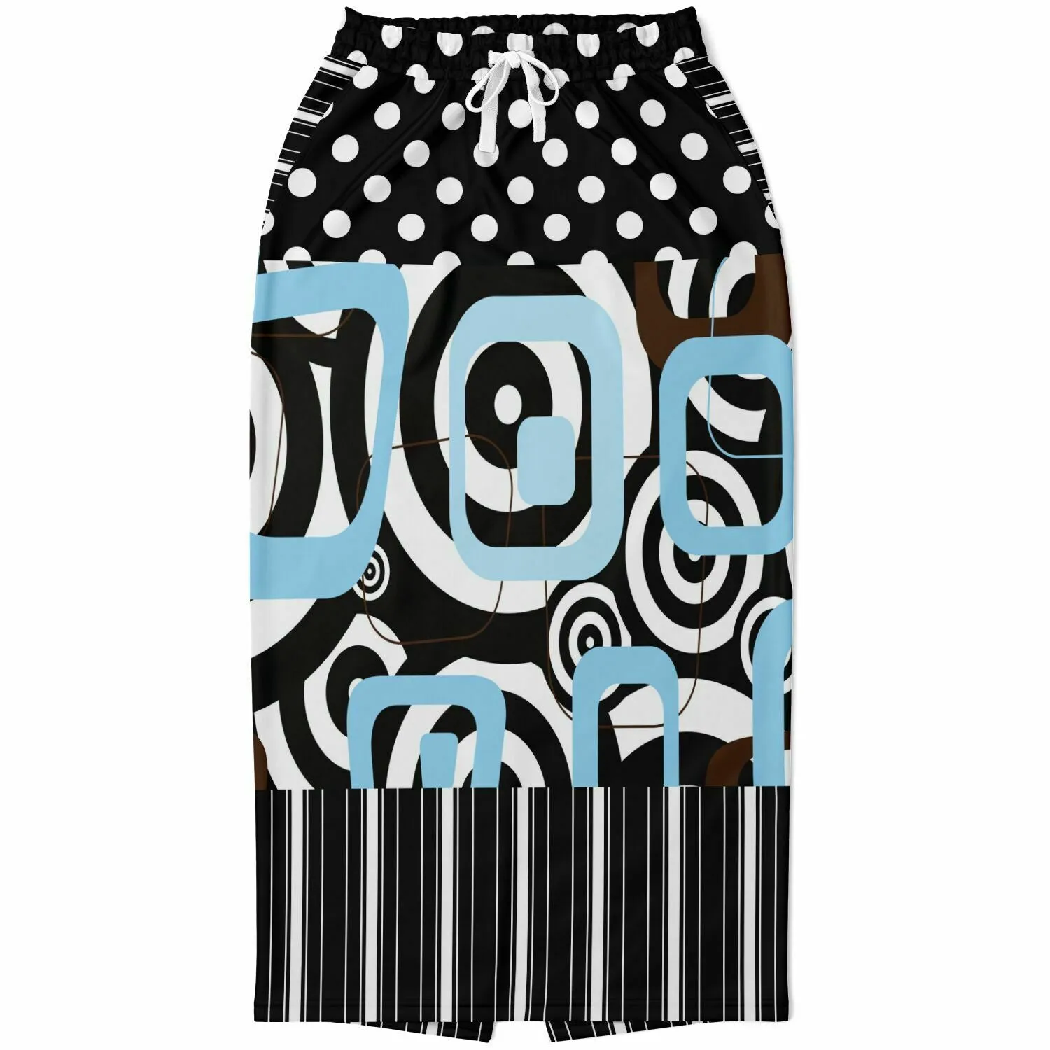 Pacific Palisades Geo Swirl Eco-Poly Long Pocket Skirt