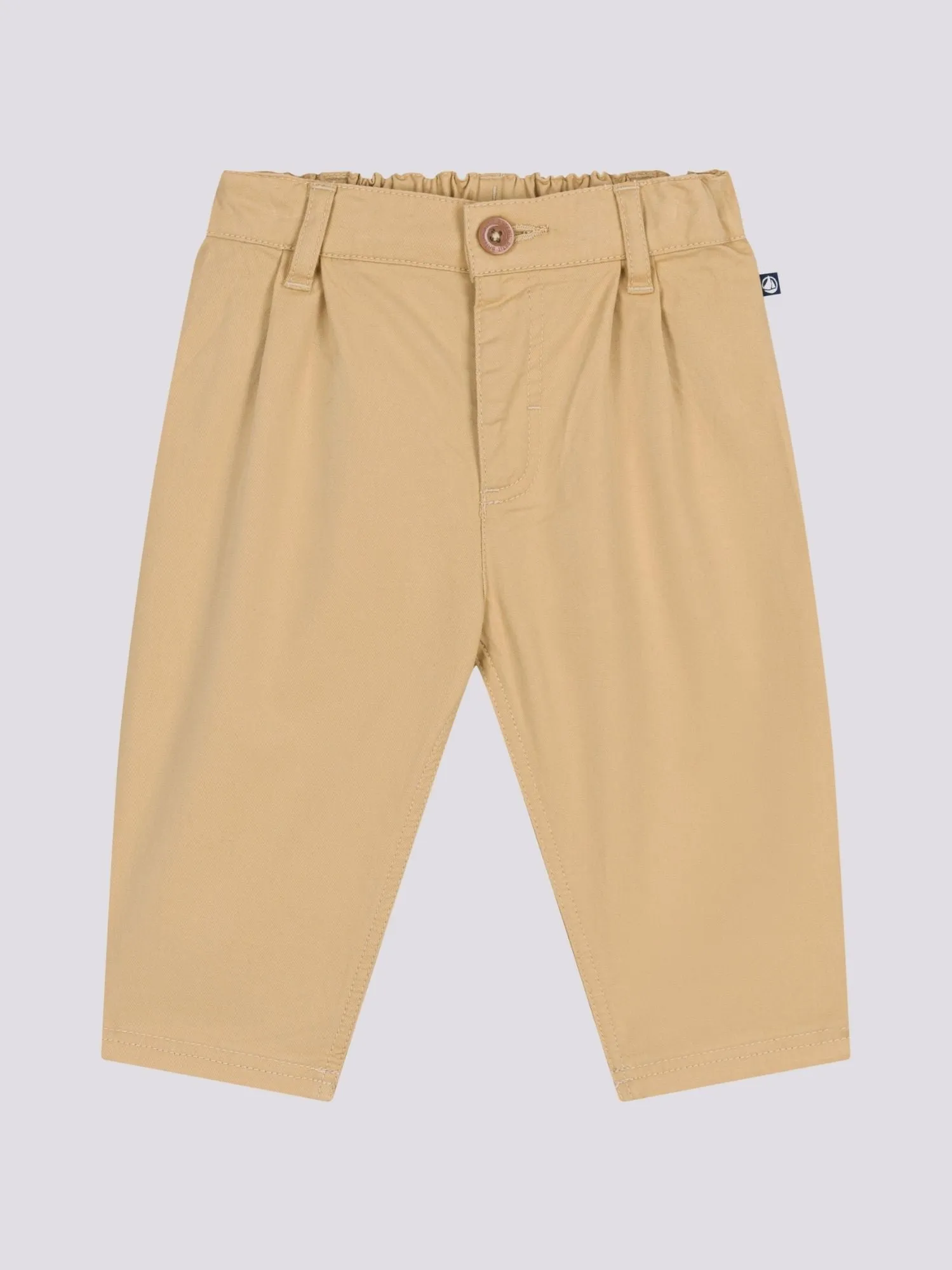 PANTALONI BEIGE IN SERGE BEB