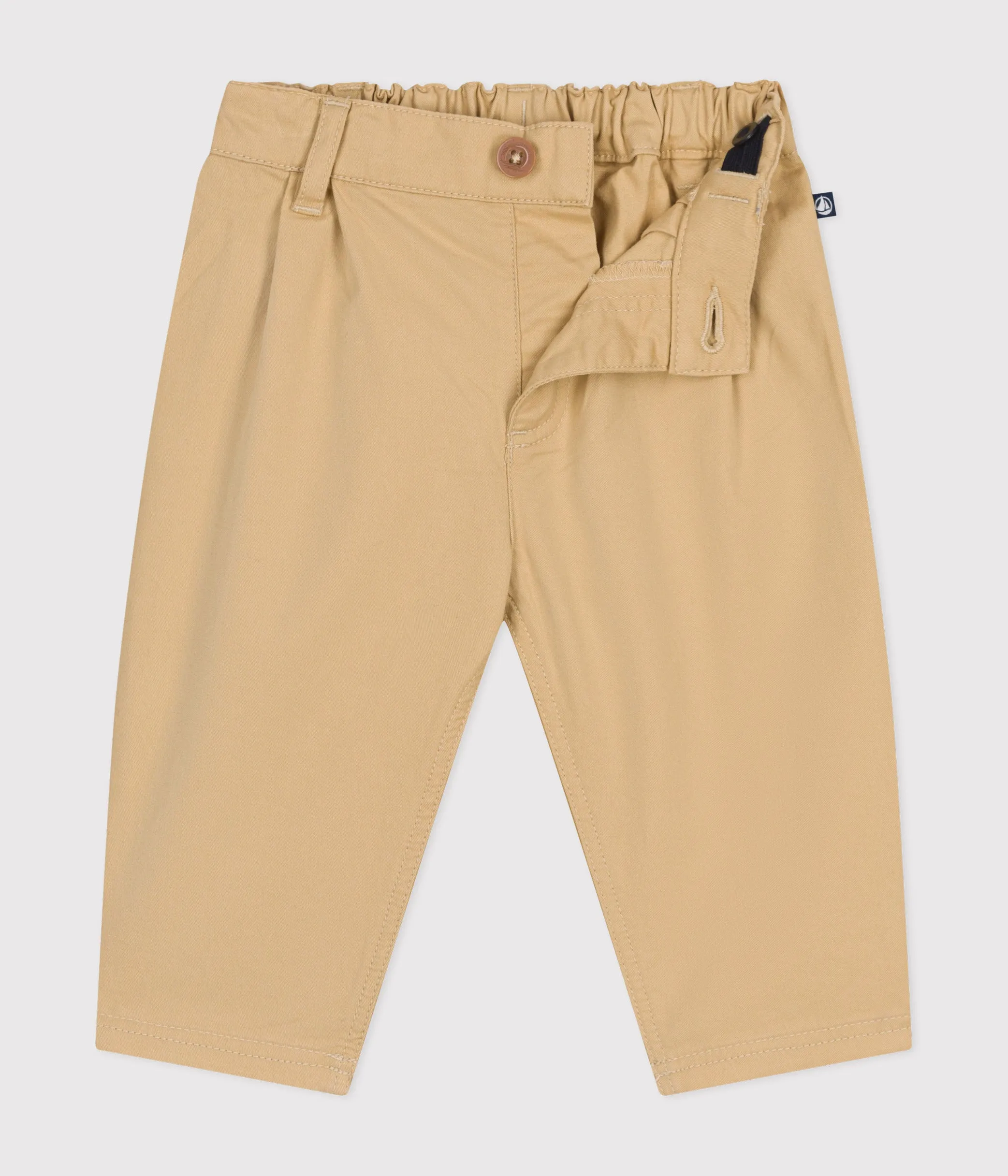 PANTALONI BEIGE IN SERGE BEB